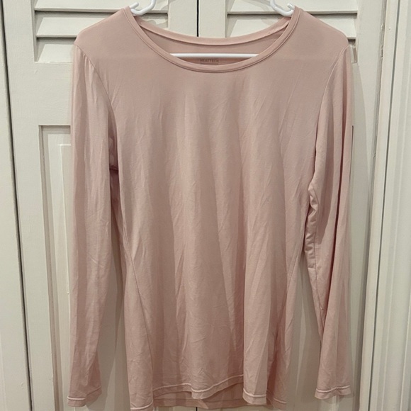 heattech Tops - Heat Teach Blush Long Sleeve Tee
